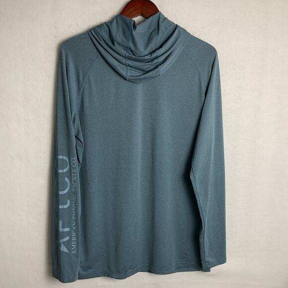 Aftco Outdoor Blue Mens Medium Fishing Long Sleeve Shirt - Picture 5 of 10